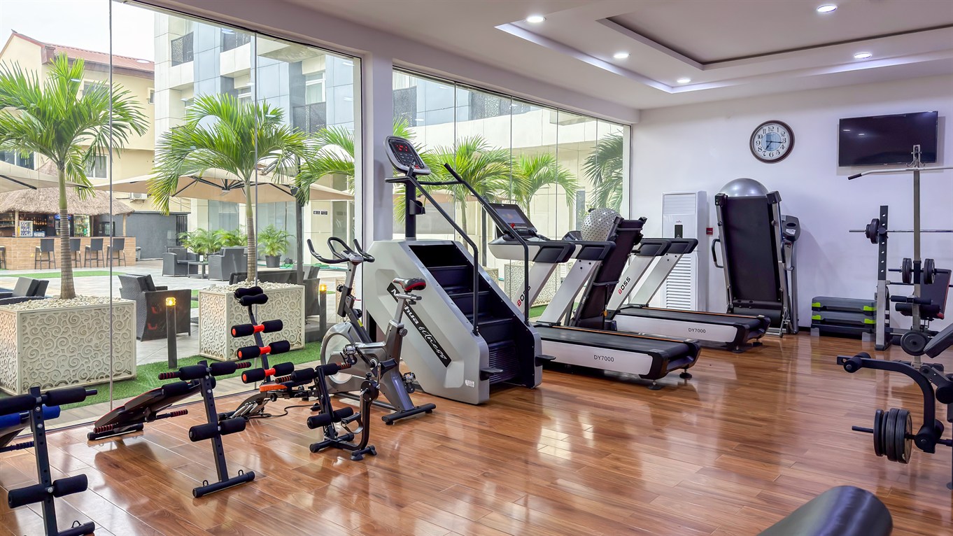 Gym at Silkwood Hotel