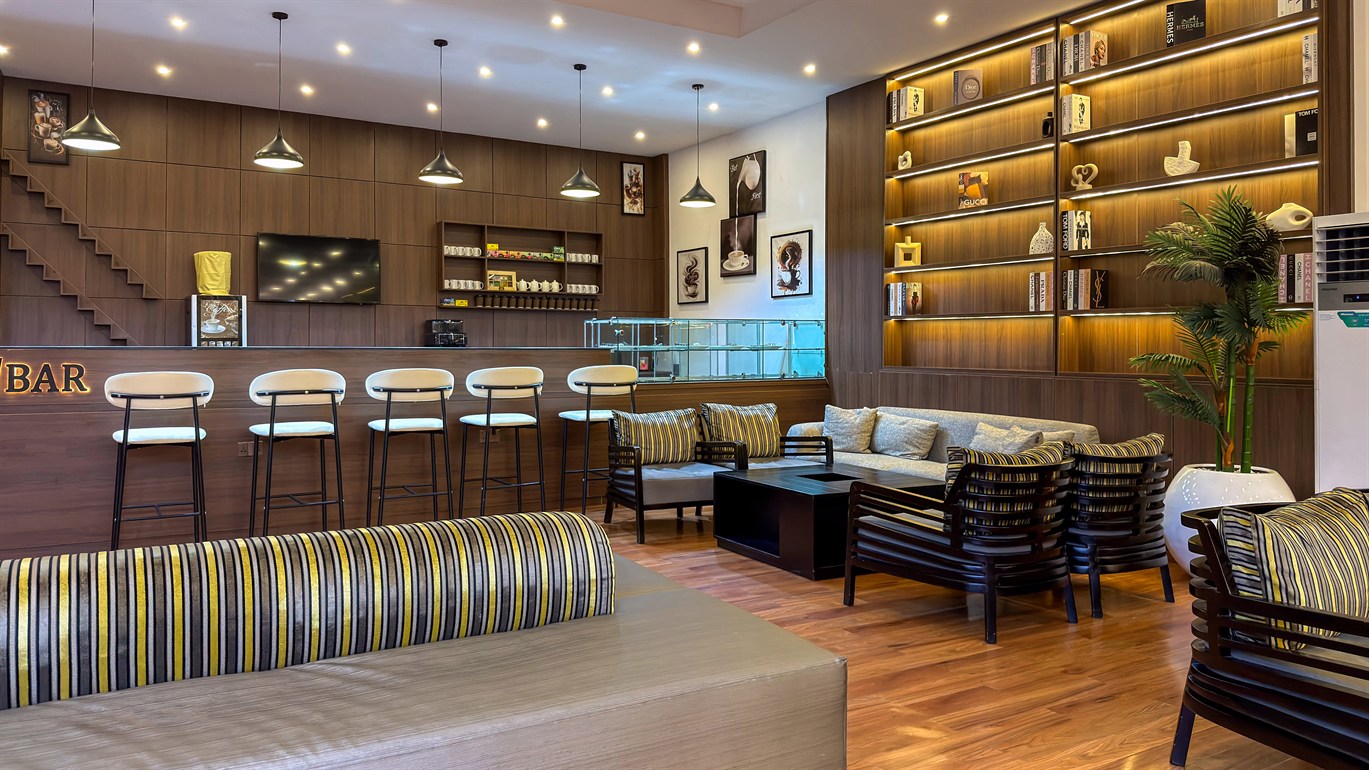 Reception lobby at Silkwood Hotel